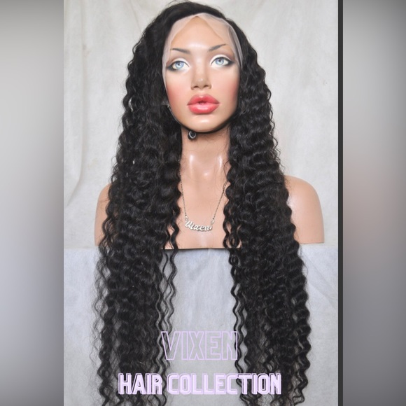 30 In Virgin Exotic Wave Lace Front Wig